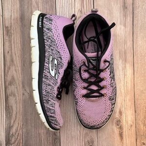 Skechers Women's Lavender Sketch-Knit Sneakers